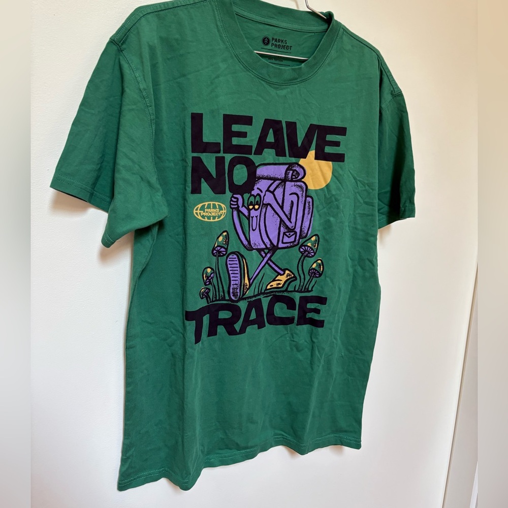 NWOT Parks Project Leave No Trace Pack It Out Tee Size Large - Picture 4 of 11